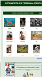 Mobile Screenshot of fotomontajespersonalizados.com